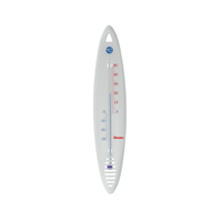 Metaltex Klima Innen- und Aussenthermometer,  ABS 298001 080,  Material: Kunststoff,  weiß