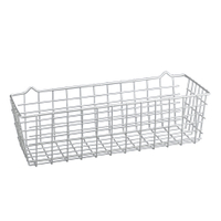 Metaltex Koala Allzweckkorb,  33 x 12 x 10 cm 361701 039,  Farbe: silber
