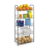 Metaltex Monaco Allzweckregal,  plastifiziert 343015 039,  Maße: 41 x 23 x 86 cm,  5 Etagen