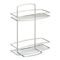 Metaltex Onda Regal 460002 039,  Maße: 26 x 11 x 35 cm