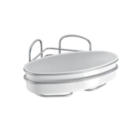 Metaltex Orbit Eckregal 403707 322,  Maße: 21 x 21 x 11 cm