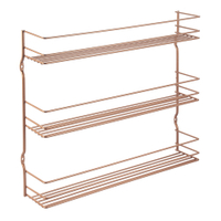 Metaltex Pepito Gewürzregal 362533 000,  Maße: 36 x 8 x 31 cm,  3 Etagen,  Kupfer