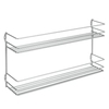 Metaltex Pepito Gewürzregal 364632 039,  Maße: 36 x 8 x 19 cm,  2 Etagen