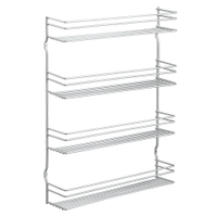 Metaltex Pepito Gewürzregal 364634 039,  Maße: 36 x 8 x 38 cm,  4 Etagen