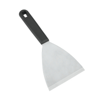 Metaltex Plancha Spachtel,  Inox-Edelstahl/ Kunststoff 204454 038,  Maße: 10 x 24 cm