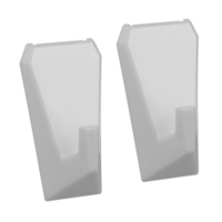 Metaltex pullCLEAN Klebehaken 291012000,  1 Packung = 2 Stück,  weiß
