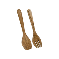 Metaltex Salatbesteck,  Olivenholz 580630 010,  Länge: 30 cm,  2-teilig