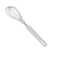 Metaltex Schneebesen,  Inox-Edelstahl,  Kunststoffgriff 122128 080,  Länge: 28 cm