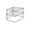 Metaltex Schrankeinsatz auf Eck Palio,  Lava 2-Etagen 361302000,  Maße (B x T x H): 25 x 25 x 19 cm