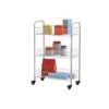 Metaltex Siena Allzweckwagen,  plastifiziert,  weiß 340633 014,  Maße: 41 x 23 x 63 cm,  3 Etagen
