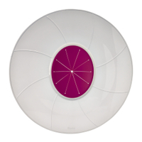 Metaltex Spritzschutz für Rührschüsseln,  32 cm 235160 080,  Farbe: fuchsia/transparent