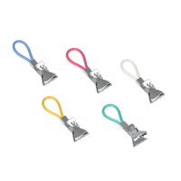 Metaltex Tücherclips 297104 080,  1 Packung = 5 Stück