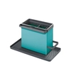 Metaltex Tidytex Spülbecken-Organizer,  24 x 13 x 14 cm 297530007,  Farbe: türkis/anthrazit