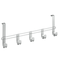 Metaltex Türhängeleiste,  5 Haken 294544 039,  Maße: 42, 5 x 4 x 15, 5 cm