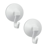 Metaltex Ventouse Hebel-Saughaken,  weiß 295001 080,  1 Packung = 2 Stück,  Ø 4 cm