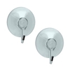 Metaltex Ventouse Saughaken,  2er Set 295002 080,  Durchmesser: 4 cm