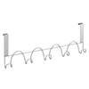 Metaltex Wave Türhängeleiste,  5 Haken 294542 039,  Maße: 43 x 3 x 15, 5 cm