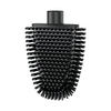 Metaltex WC Ersatzbürste Cleany,  flach 185517000,  Maße: 9, 5 x 4 x 13 cm,  schwarz
