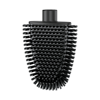 Metaltex WC Ersatzbürste Cleany,  flach 185517000,  Maße: 9, 5 x 4 x 13 cm,  schwarz