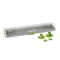 Metaltex X-tra Roll Folienschneider aus ABS-Kunststoff 254405001,  Farbe: grün