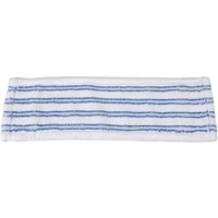 Microfasermopp mit Borsten,  blau/ weiß 1 Packung = 5 Stück,  Breite: 40 cm