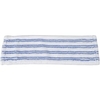 Microfasermopp mit Borsten,  blau/ weiß 1 Packung = 5 Stück,  Breite: 50 cm