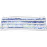 Microfasermopp mit Borsten,  blau/ weiß 1 Packung = 5 Stück,  Breite: 50 cm