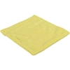 Mikrofaser Borstentuch,  40 x 40 cm 1 Packung = 10 Stück,  gelb