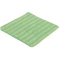Mikrofaser Borstentuch,  40 x 40 cm 1 Packung = 10 Stück,  grün