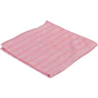 Mikrofaser Borstentuch,  40 x 40 cm 1 Packung = 10 Stück,  rot