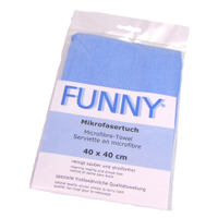 Mikrofasertuch Einzelverpackt blau