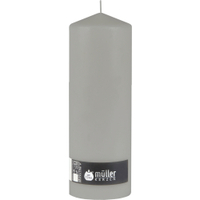 Müller Kerzen große Kerzen,  Windlichtkerze,  95 x 280 mm,  XXL 5562809581,  1 Packung = 4 Stück,  schiefer