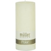 Müller Kerzen Polar Stumpenkerze 160/68mm,  Raureif-Effekt 5461606838,  1 Packung = 4 Stück,  vanille