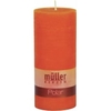 Müller Kerzen Polar Stumpenkerze 160/68mm,  Raureif-Effekt 5461606861,  1 Packung = 4 Stück,  mandarin