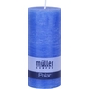 Müller Kerzen Polar Stumpenkerze 160/68mm,  Raureif-Effekt 54616068DE,  1 Packung = 4 Stück,  delft