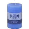 Müller Kerzen Polar Stumpenkerzen 90/58 mm,  Raureif-Effekt 54609062DE,  1 Packung = 6 Stück,  delft