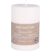 Müller Kerzen PRO NATURE Stearin Stumpenkerze,  100/68 mm 8991056838,  1 Packung = 6 Stück,  vanille