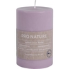 Müller Kerzen "PRO NATURE" Stearin Stumpenkerze,  100/68 mm 899105688F,  1 Packung = 6 Stück,  flieder