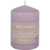 Müller Kerzen "PRO NATURE" Stearin Stumpenkerze 100/68mm 899100688F,  1 Packung = 6 Stück,  flieder