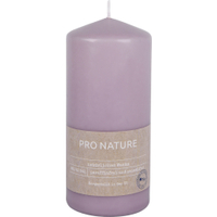 Müller Kerzen PRO NATURE Stearin Stumpenkerze 150/68mm 899150698F,  1 Packung = 6 Stück,  flieder