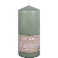 Müller Kerzen PRO NATURE Stearin Stumpenkerze 150/68mm 89915069HI,  1 Packung = 6 Stück,  minze