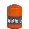 Müller Kerzen Stumpenkerze BSS,  mandarin 2011107061,  1 Packung = 6 Stück,  (Ø x H): 70 x 110 mm