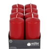 Müller Kerzen Stumpenkerze,  karminrot 2481206091,  1 Packung = 8 Stück,  (Ø x H): 57 x 120 mm