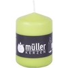 Müller Kerzen Stumpenkerze,  maigrün 2010815776,  1 Packung = 6 Stück,  (Ø x H): 57 x 80 mm