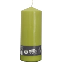 Müller Kerzen Stumpenkerze,  maigrün 2012008076,  1 Packung = 4 Stück,  (Ø x H): 78 x 200 mm