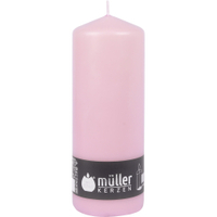 Müller Kerzen Stumpenkerze,  rosa 20118070cw,  1 Packung = 6 Stück,  (Ø x H): 70 x 180 mm