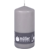 Müller Kerzen Stumpenkerze,  schiefer 2011356881,  1 Packung = 6 Stück,  (Ø x H): 68 x 135 mm