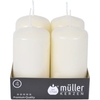 Müller Kerzen Stumpenkerze,  vanille 2400904838,  1 Packung = 4 Stück,  (Ø x H): 48 x 90 mm