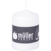 Müller Kerzen Stumpenkerze,  weiß 2010815782,  1 Packung = 6 Stück,  (Ø x H): 57 x 80 mm