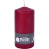 Müller Kerzen Stumpenkerze,  weinrot 2011356847,  1 Packung = 6 Stück,  (Ø x H): 68 x 135 mm